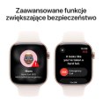 Apple Watch Series 11 GPS, koperta 42 mm z aluminium w kolorze różowego złota, pasek sportowy w kolorze łagodnego różu - rozmiar M/L