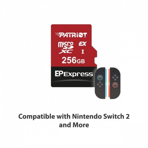 Patriot Karta microSDXC 256GB Express 800/600MB/s Nintendo Switch 2