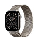 Apple Watch Series 11 GPS + Cellular koperta 42 mm z tytanu w kolorze naturalnym, bransoleta mediolańska w kolorze naturalnym