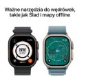 Apple Watch Ultra 3 GPS + Cellular, koperta 49 mm z tytanu w kolorze czarnym, opaska Alpine w kolorze czarnym - rozmiar M