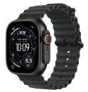 Apple Watch Ultra 3 GPS + Cellular, koperta 49 mm z tytanu w kolorze czarnym, pasek Ocean w kolorze czarnym