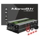 Przetwornica napięcia Monolith 3000W 6000W 24V na 230V Czysty Sinus LCD