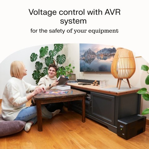 Green Cell Zasilacz awaryjny UPS 700W/1000VA czysta sinusoida