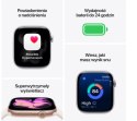 Apple Watch Series 11 GPS koperta 46 mm z aluminium w kolorze onyksu, pasek sportowy w kolorze czarnym - rozmiar S/M