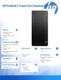 HP Inc. Komputer ProDesk 2 Tower G1a R5-8500G 512GB/16GB/W11P BY7C7ET