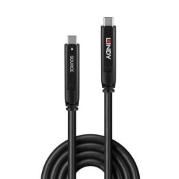 Lindy 43333 kabel USB USB 3.2 Gen 1 (3.1 Gen 1) 10 m USB C Czarny