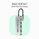 Green Cell HUB USB-C Basic USB-C do 4x USB-A 3.0