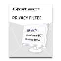 Qoltec 51054 filtr do ekranu 48,3 cm (19") Laptop