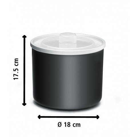 Maszyna do lodów Rommelsbacher IM 12 1,5l 1519305 (Czarna, Stal nierdzewna)