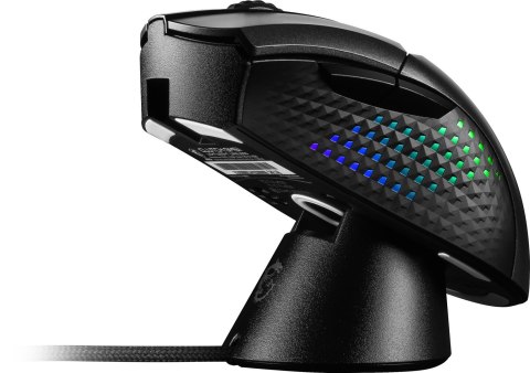 MSI CLUTCH GM51 LIGHTWEIGHT WIRELESS myszka Gaming Po prawej stronie RF Wireless + Bluetooth + USB Type-C Optyczny 26000 DPI