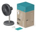 Wentylator Duux | Rize Flex | Wentylator stojący | Szary | Średnica 21 cm | Liczba biegów 4 | Oscylacja | 10 W