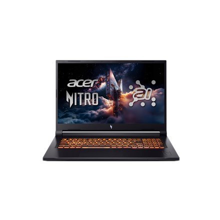 Acer | Nitro V 17 AI ANV17-41-R9XF | Obsydianowa czerń | 17,3 " | Systemy ochrony przed włamaniem (IPS) | Złącze QHD | 2560 x 14
