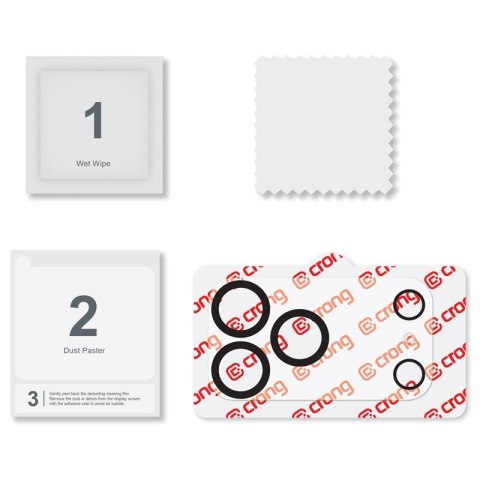 CRONG Lens Shield - Szkło na aparat i obiektyw iPhone 17 Pro Max