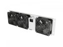 Lanberg Panel wentylacyjny pionowy 19 cali 3U do szaf rack, trzy wentylatory, 230V, szary