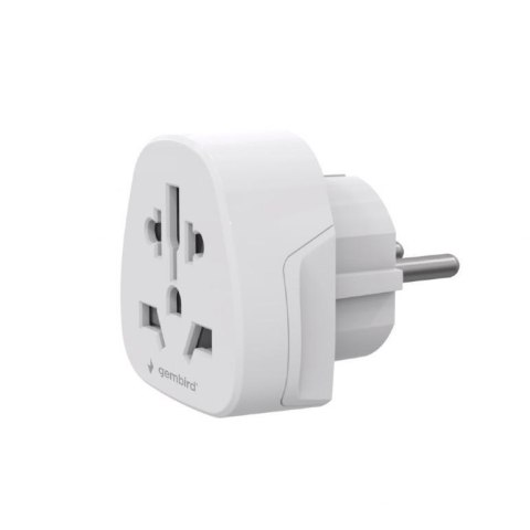 Adapter zasilania Gembird gniazdo World - wtyk EU