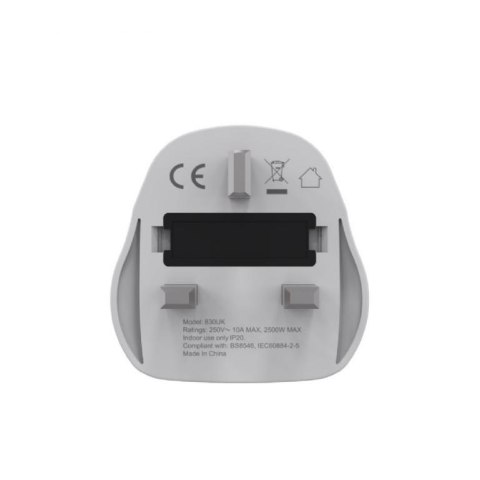 Adapter zasilania Gembird gniazdo World - wtyk UK