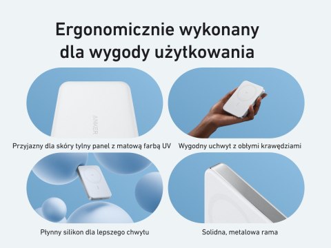 Anker Powerbank indukcyjny MagGo 10000mAh biały
