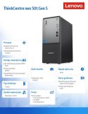 Lenovo Komputer ThinkCentre Neo 50t G5 12UD0031PB W11Pro i3-14100/8GB/256GB/INT/1YR OS