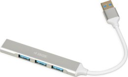 IBOX IUH3FAS Hub USB3.0 + USB 2.0 Silver