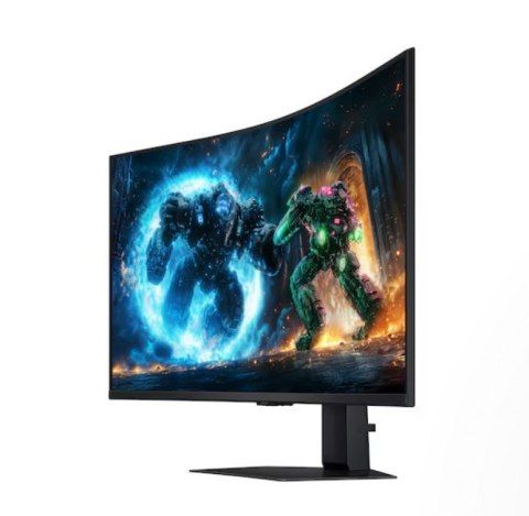 Samsung Monitor 37 cali Odyssey G7 G75F VA 3840 x 2160 UHD 16:9 2xHDMI 1xDP 1xUSB-B 2xUSB-A 1ms 165Hz zakrzywiony 3Yd2d (LS37FG750EUXEN)