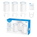 Cudy M1200 3-PACK siatkowy system wi-fi Dual-band (2.4 GHz/5 GHz) Wi-Fi 5 (802.11ac) Biały 1 Wewnętrzne