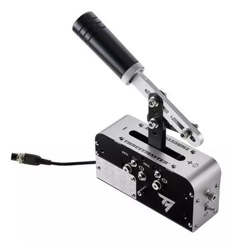 Thrustmaster 4060306 kontroler gier Czarny, Srebrny USB Hamulec ręczny PC, PlayStation 4, PlayStation 5, Xbox One, Xbox One S, X