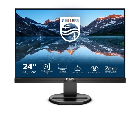 Philips B Line 240B9/00 monitor komputerowy 61,2 cm (24.1") 1920 x 1200 px WUXGA LED Czarny