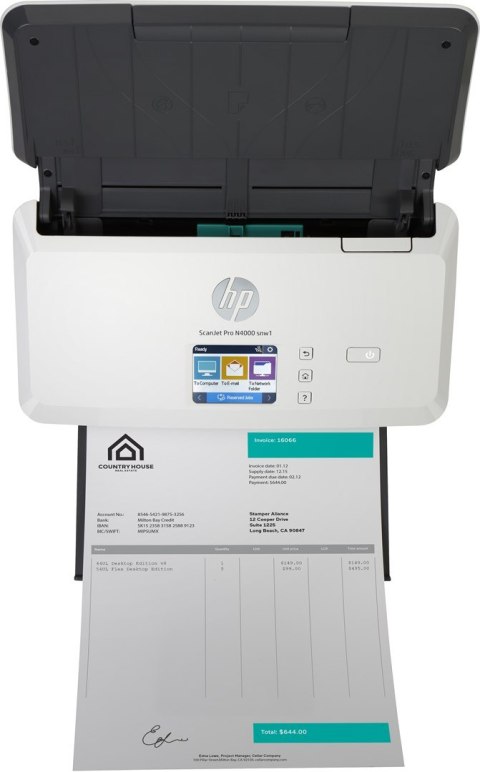 HP Scanjet Pro N4000snw1 6FW08A