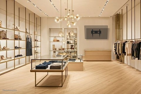 Neomounts WL35-750BL16 uchwyt do telewizorów 2,18 m (86") Czarny