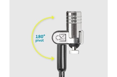 Kensington Blokada MicroSaver® 2.0 do laptopa, z dwiema głowicami, otwierana kluczem