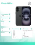 Apple IPhone 16 Plus 256GB - Czarny