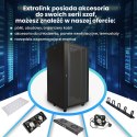 Extralink Szafa rack 27U 800x800 Czarna stojąca
