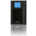 Qoltec 53042 zasilacz UPS Podwójnej konwersji (online) 1 kVA 800 W 2 x gniazdo sieciowe