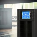 Qoltec 53042 zasilacz UPS Podwójnej konwersji (online) 1 kVA 800 W 2 x gniazdo sieciowe