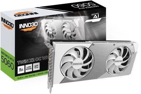 Karta graf. INNO3D RTX 5060 Twin X2 OC 8GB WHITE