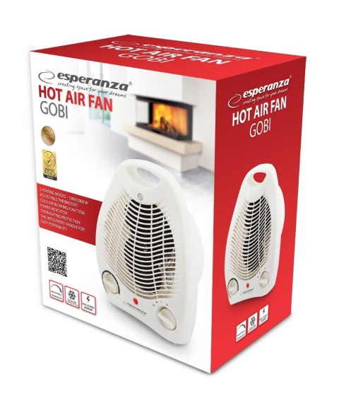 Esperanza Termowentylator 1000W/2000W Gobi