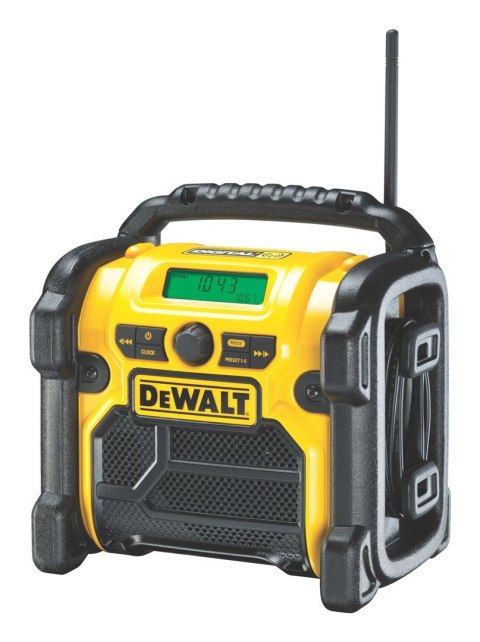 DeWALT DCR020-QW radio Przenośny Cyfrowy Czarny, Żółty
