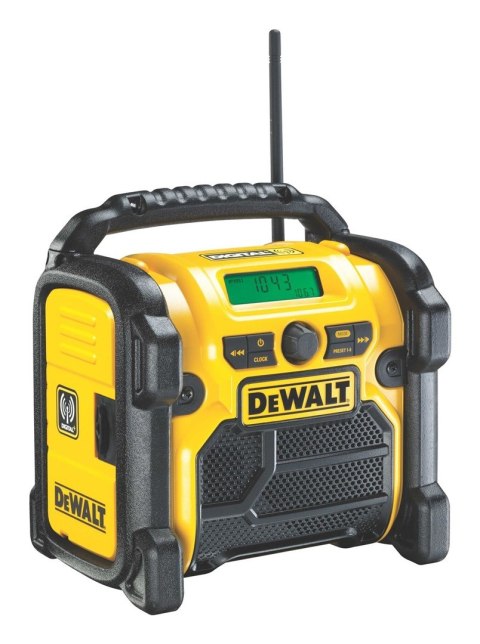 DeWALT DCR020-QW radio Przenośny Cyfrowy Czarny, Żółty