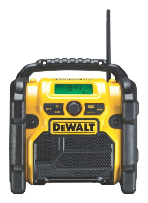 DeWALT DCR020-QW radio Przenośny Cyfrowy Czarny, Żółty