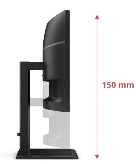 AOC Monitor CU34E4CV 34 cale 120Hz Curved VA HDMIx2 DP RJ45 HAS Głośniki
