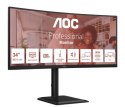 AOC Monitor CU34E4CV 34 cale 120Hz Curved VA HDMIx2 DP RJ45 HAS Głośniki