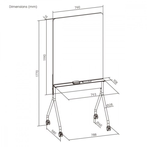 Ergo Office Tablica suchościeralna ER-305