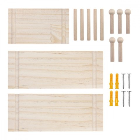 Maclean Drewniana tablica, organizer MC-130 WD