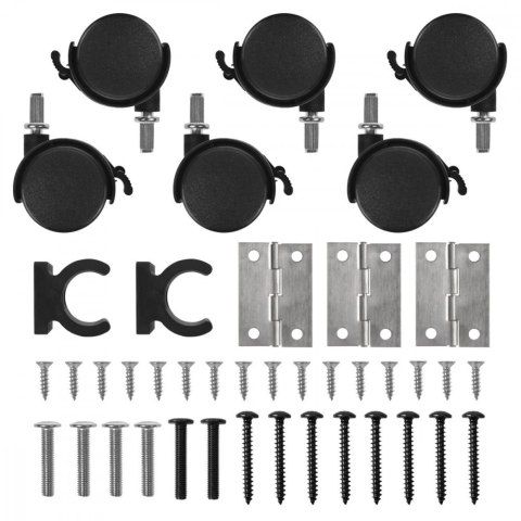 Maclean Składane biurko stolik MC-126 B blat 100x58 cm, max 50kg Czarne