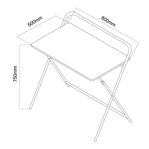 Maclean Wielofunkcyjny stolik, biurko MC-127B