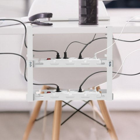 Maclean Organizer podbiurkowy na kable, MC-104W