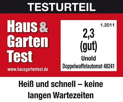 Unold 48241 gofrownica 2 gof. 1300 W Czarny, Srebrny