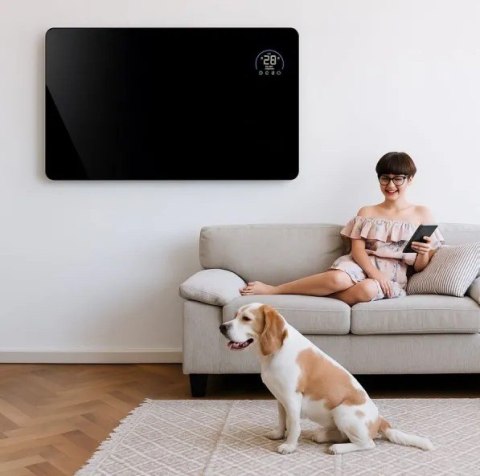 MPM Grzejnik elektryczny na podczerwień czarny MUG-23