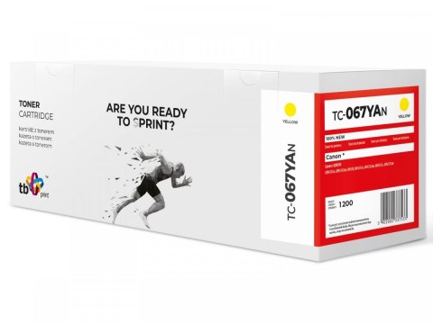 TB Print Toner do Canon MF650 TC-067YAN YE 100% nowy CRG067