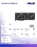 Asus Karta graficzna RX 9070 XT PRIME OC 16 GB GDDR6 256bit DP/HDMI